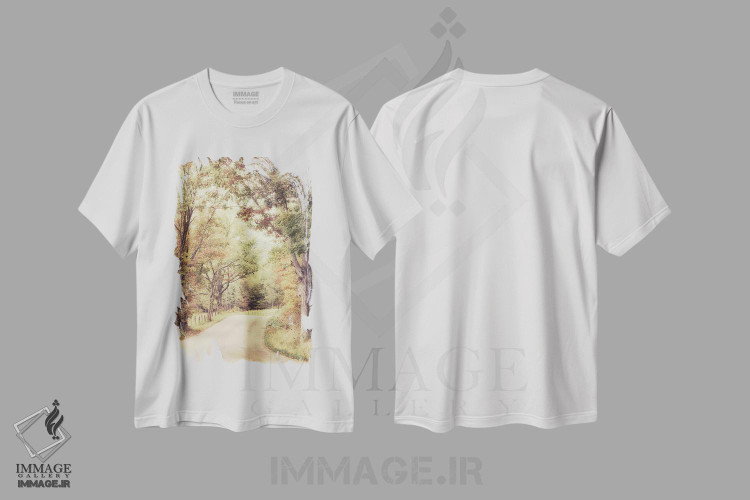تیشرت طرح دار در امتداد مسیر، مدیوم اثر اندی اموس | immage.ir