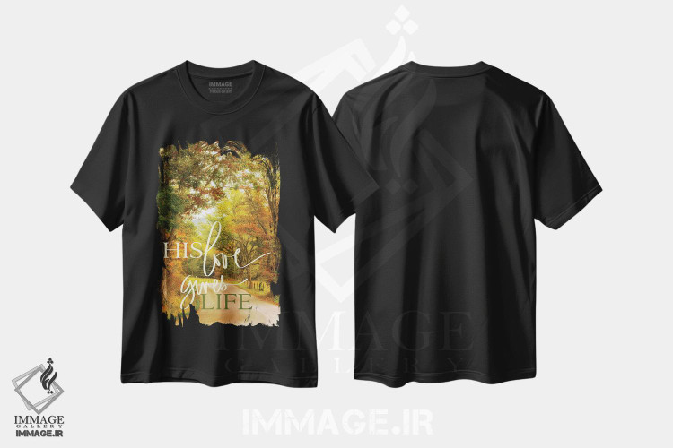 تیشرت طرح دار عشقش زندگی می بخشد، مدیوم اثر اندی اموس | immage.ir