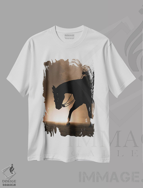 تیشرت طرح دار تماس مقدس، هنر فاخر اثر آنا آرشینگر | immage.ir