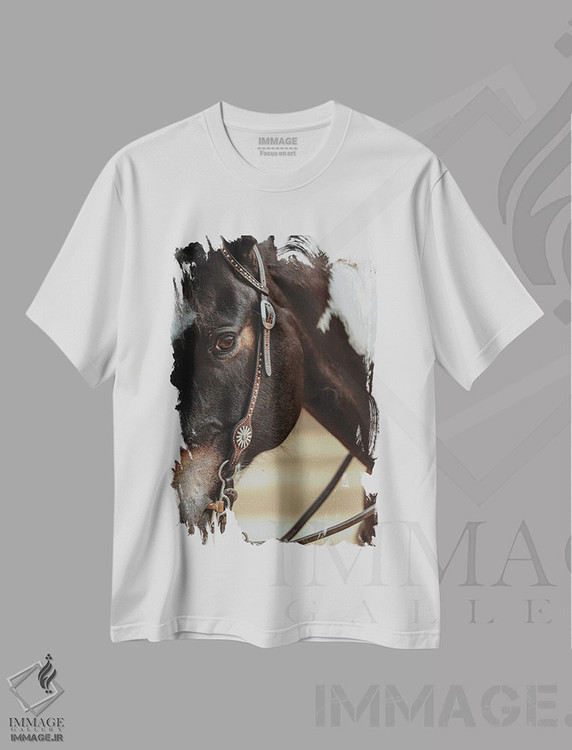 تیشرت طرح دار بازی با سبک، هنر فاخر اثر آنا آرشینگر | فروشگاه ایماژ