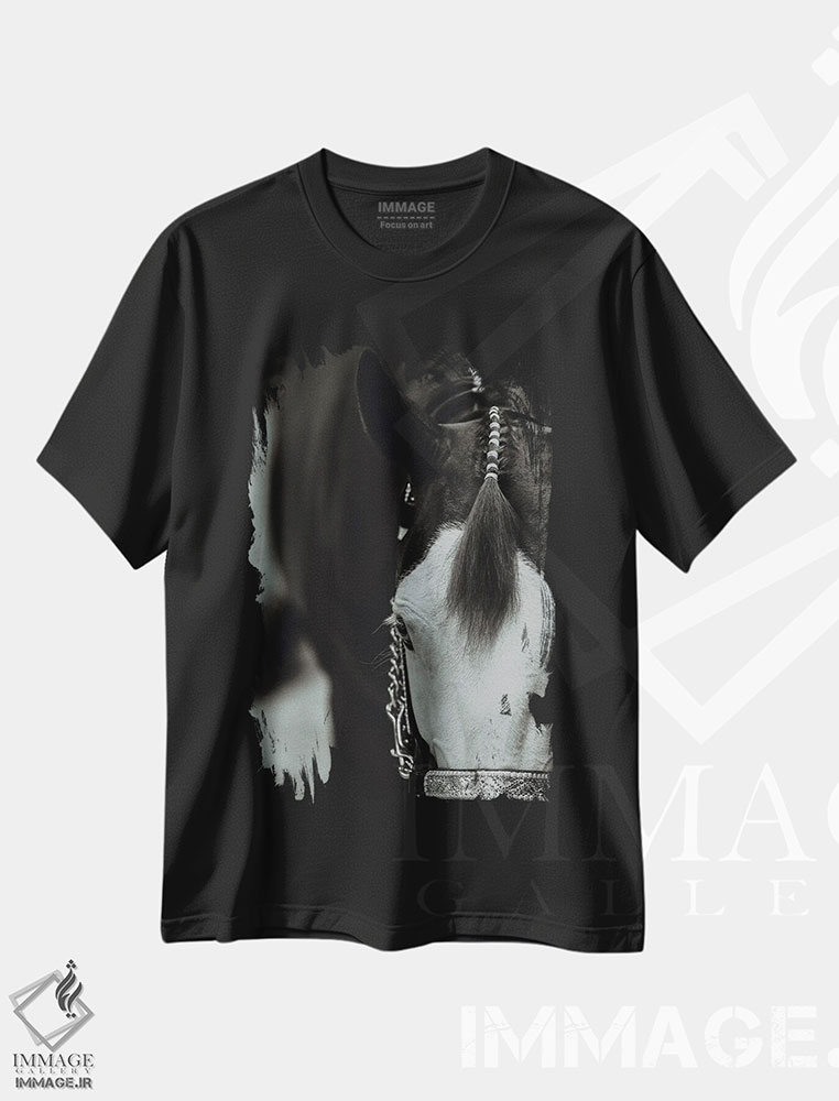 تیشرت طرح دار آماده برای نمایش، هنر فاخر اثر آنا آرشینگر | فروشگاه ایماژ