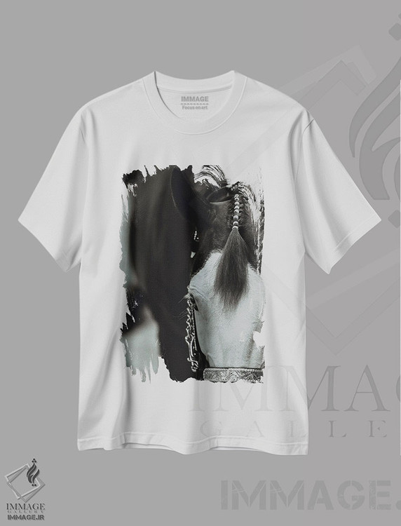 تیشرت طرح دار آماده برای نمایش، هنر فاخر اثر آنا آرشینگر | immage.ir