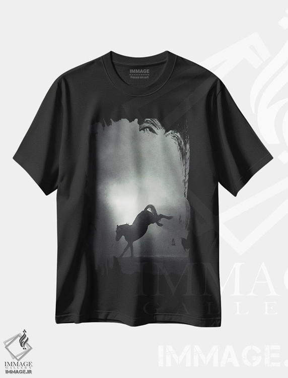 تیشرت طرح دار رهایی یافتن، هنر فاخر اثر آنا آرشینگر | فروشگاه ایماژ