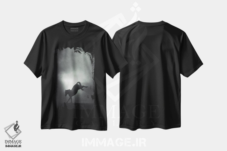 تیشرت طرح دار رهایی یافتن، هنر فاخر اثر آنا آرشینگر | فروشگاه ایماژ