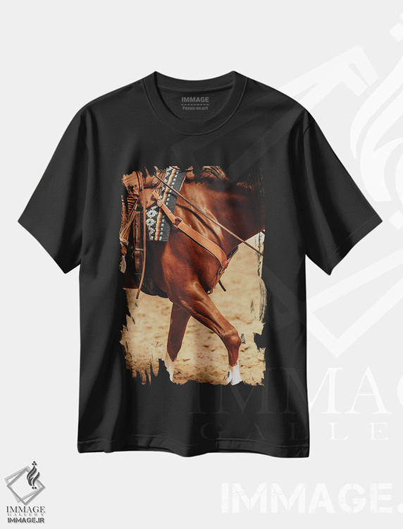 تیشرت طرح دار چالش جاذبه، هنر فاخر اثر آنا آرشینگر | فروشگاه ایماژ