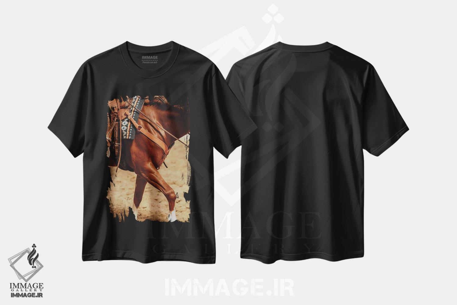 تیشرت طرح دار چالش جاذبه، هنر فاخر اثر آنا آرشینگر | فروشگاه ایماژ