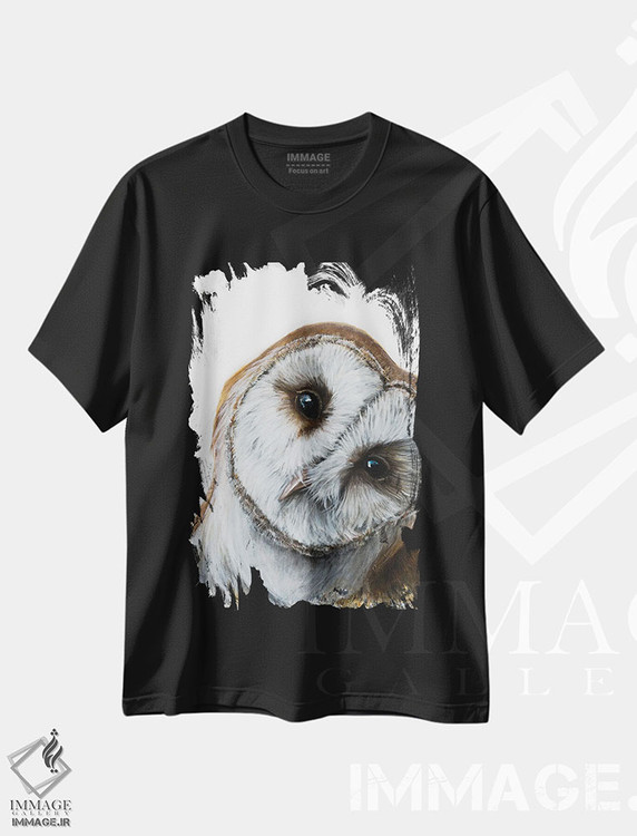 تیشرت طرح دار کنجکاو، دکور کلبه و لژ اثر آنجلا بادن | فروشگاه ایماژ