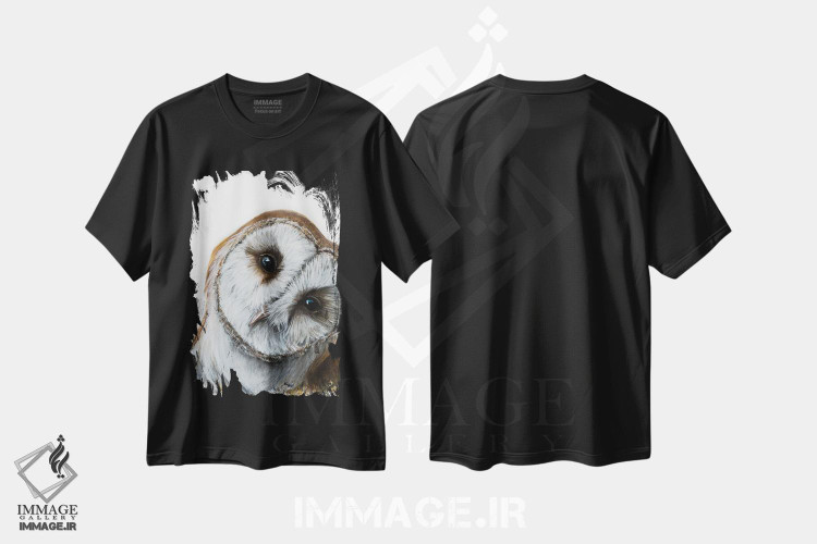 تیشرت طرح دار کنجکاو، دکور کلبه و لژ اثر آنجلا بادن | فروشگاه ایماژ