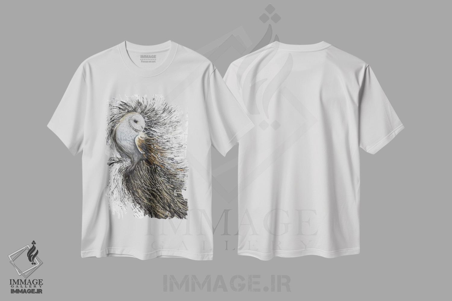 تیشرت طرح دار نشسته، تزئینی اثر آنجلا بادن | immage.ir