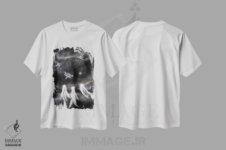 تیشرت طرح دار دگرگونی، مدیوم اثر آنجلا بادن | immage.ir