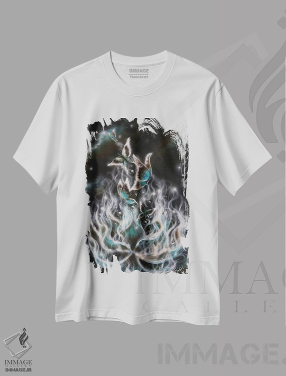 تیشرت طرح دار پدیدار شدن، مدیوم اثر آنجلا بادن | immage.ir