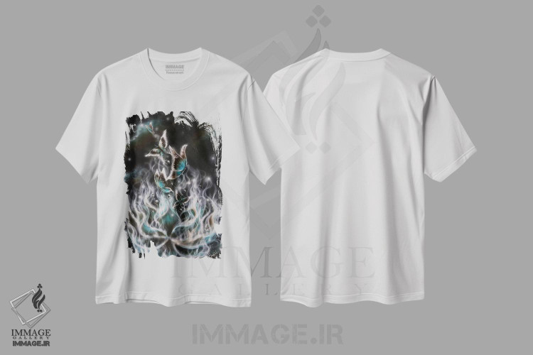 تیشرت طرح دار پدیدار شدن، مدیوم اثر آنجلا بادن | immage.ir