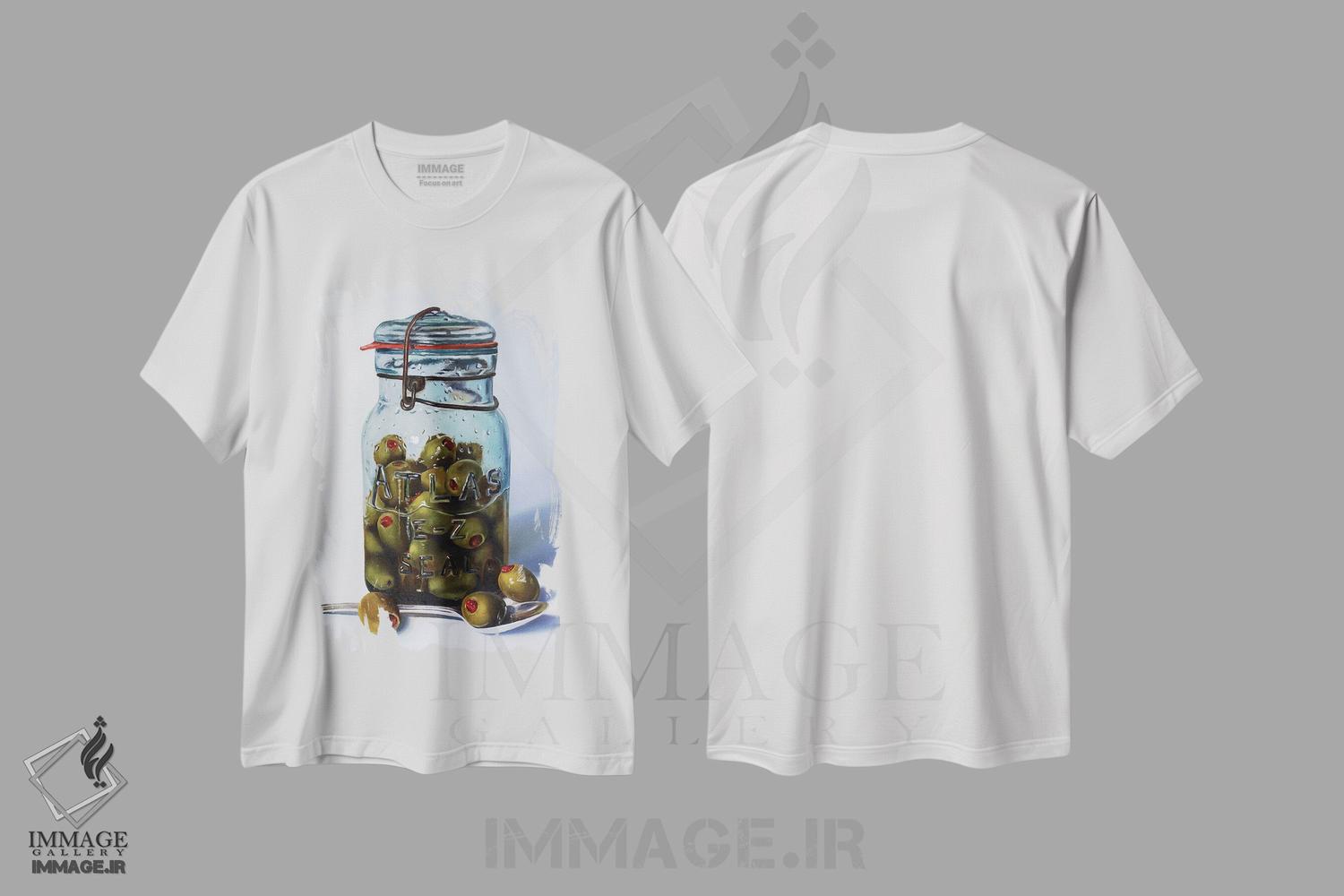 تیشرت طرح دار دوستت دارم، هنر فاخر معاصر اثر ابرا جانسون | فروشگاه ایماژ