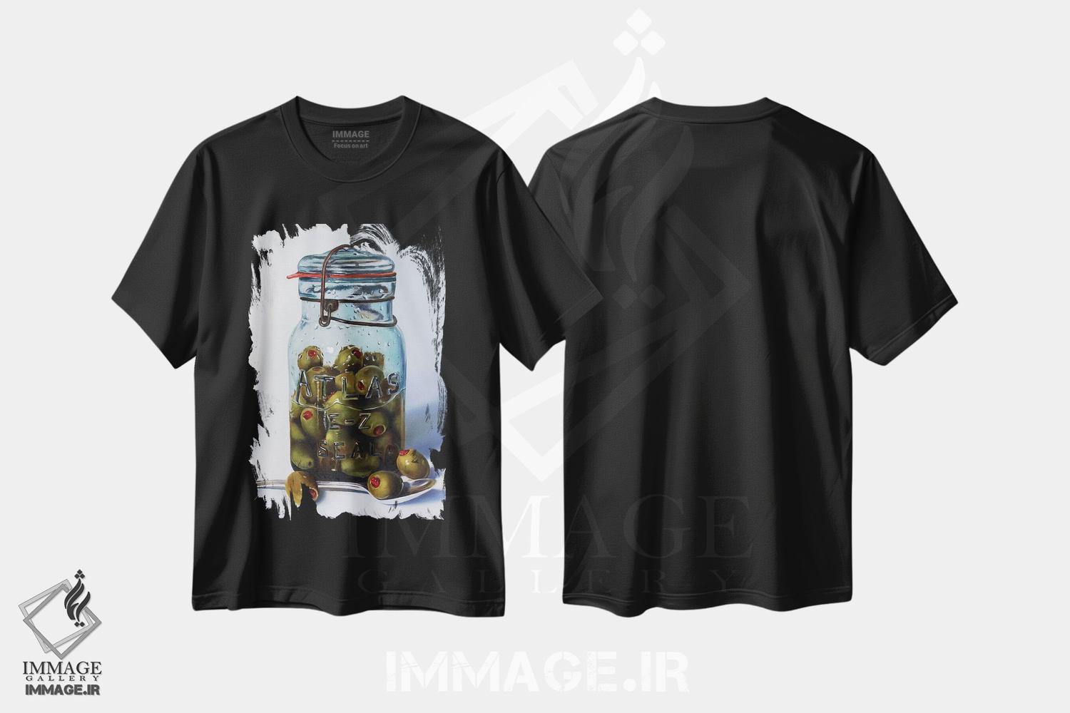 تیشرت طرح دار دوستت دارم، هنر فاخر معاصر اثر ابرا جانسون | immage.ir