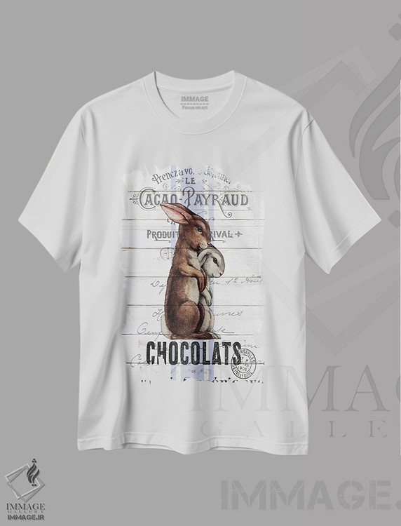تیشرت طرح دار عید پاک کلاسیک I، دکور روستایی اثر آن بیلی | فروشگاه ایماژ