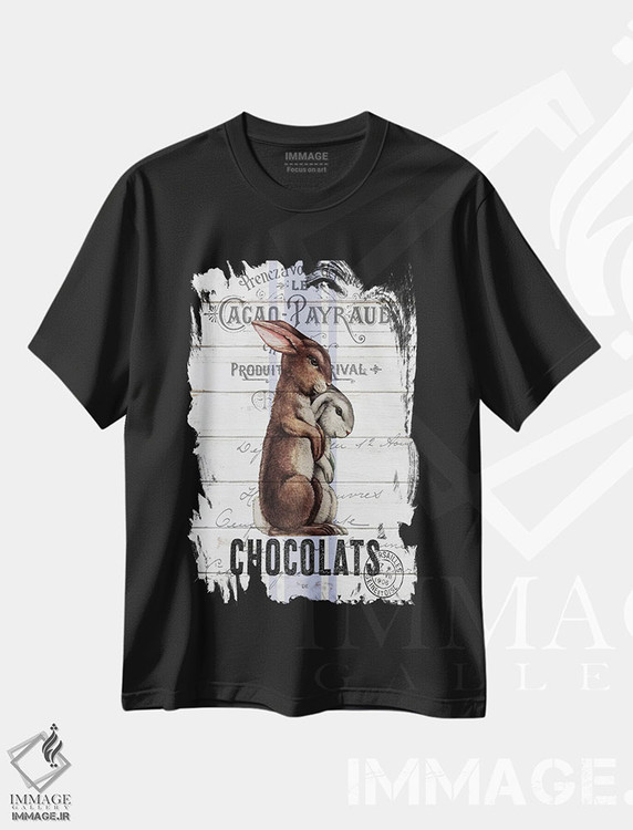 تیشرت طرح دار عید پاک کلاسیک I، دکور روستایی اثر آن بیلی | immage.ir