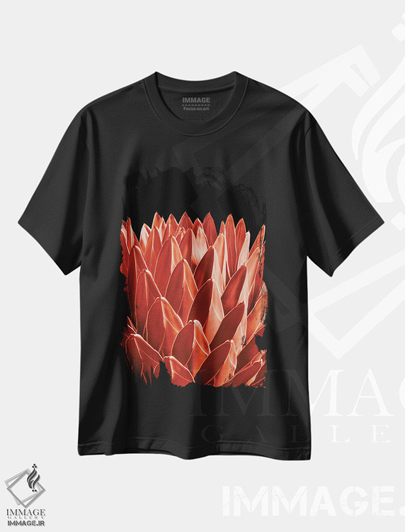 تیشرت طرح دار آگاو شیک IV، عکاسی ماکرو اثر هنر آنیتا و بلا | فروشگاه ایماژ
