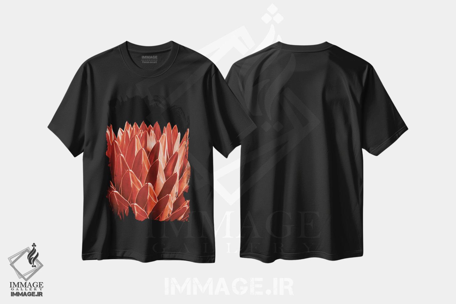 تیشرت طرح دار آگاو شیک IV، عکاسی ماکرو اثر هنر آنیتا و بلا | فروشگاه ایماژ