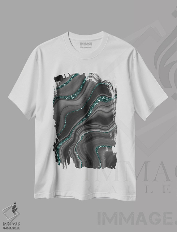 تیشرت طرح دار آثار هنر آنیتا و بلا - فروشگاه ایماژ