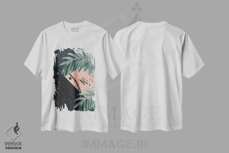تیشرت طرح دار آثار هنر آنیتا و بلا - immage.ir