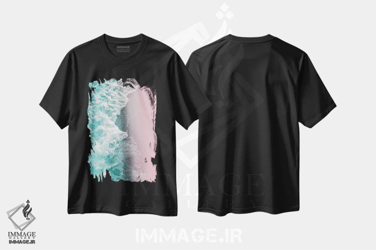تیشرت طرح دار زیبایی اقیانوس I، دکور ساحلی اثر هنر آنیتا و بلا | immage.ir
