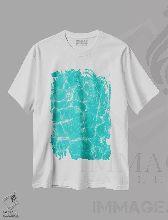 تیشرت طرح دار رویای استخر VI، دکور ساحلی اثر هنر آنیتا و بلا | immage.ir