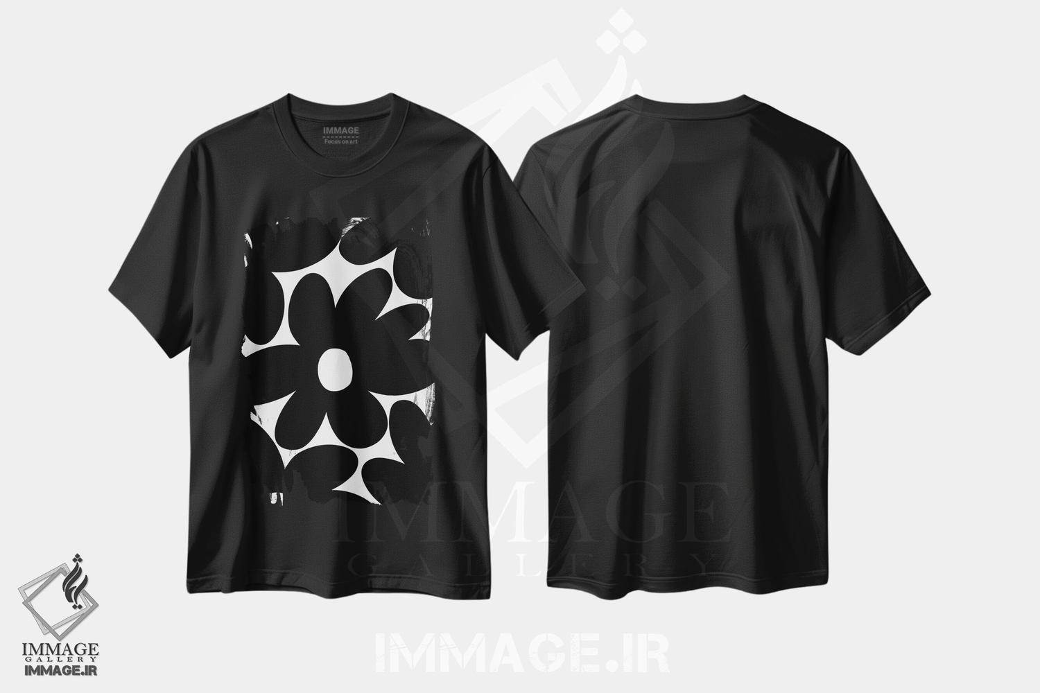 تیشرت طرح دار آثار هنر آنیتا و بلا - immage.ir