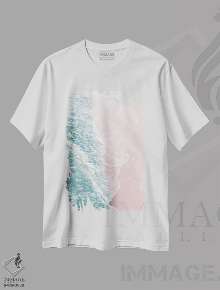 تیشرت طرح دار آثار هنر آنیتا و بلا - فروشگاه ایماژ