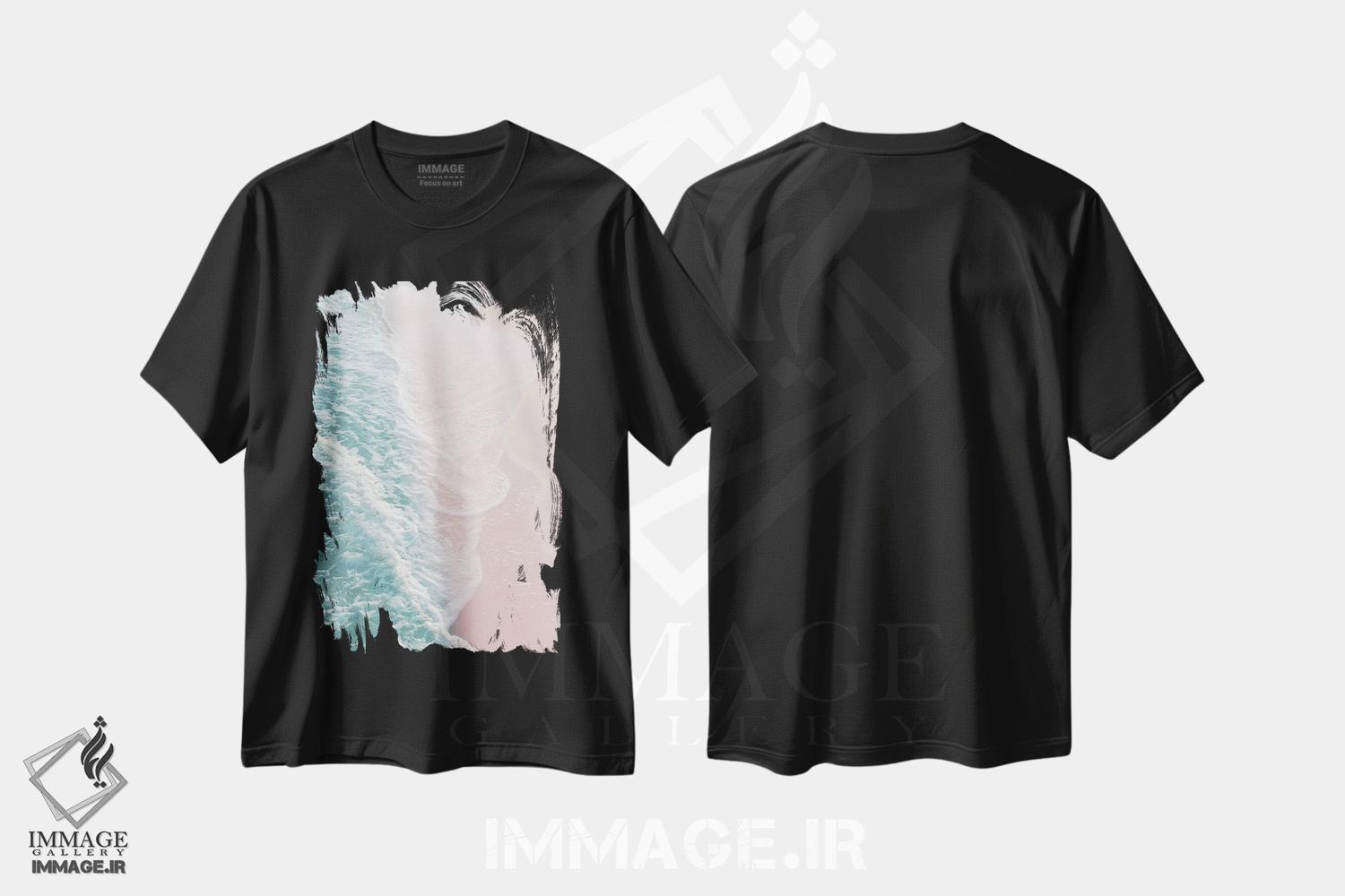 تیشرت طرح دار آثار هنر آنیتا و بلا - immage.ir