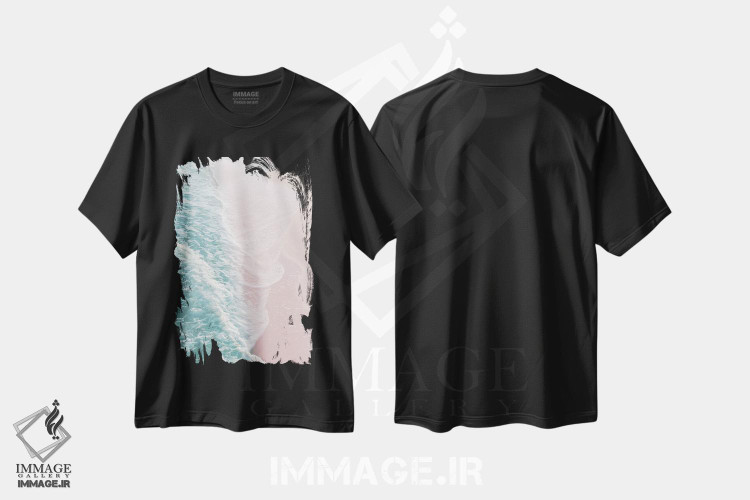 تیشرت طرح دار آثار هنر آنیتا و بلا - immage.ir