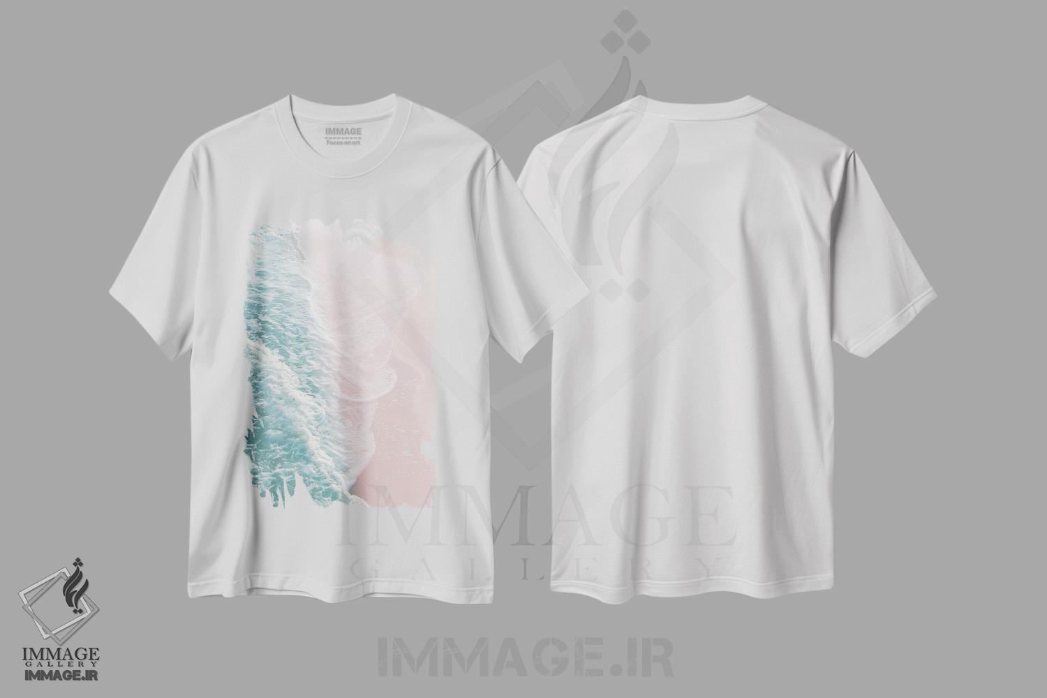 تیشرت طرح دار آثار هنر آنیتا و بلا - فروشگاه ایماژ