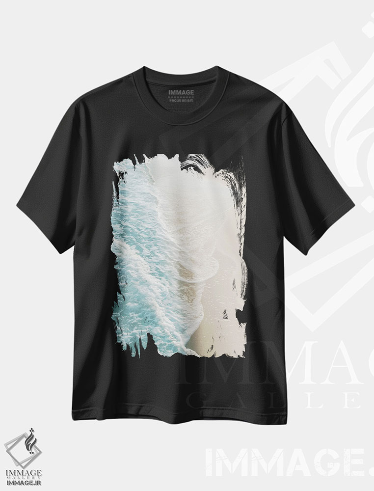 تیشرت طرح دار آثار هنر آنیتا و بلا - immage.ir