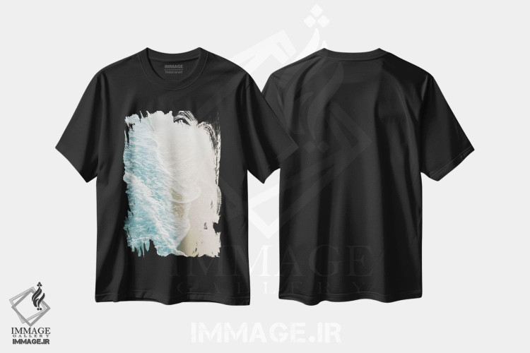 تیشرت طرح دار آثار هنر آنیتا و بلا - immage.ir