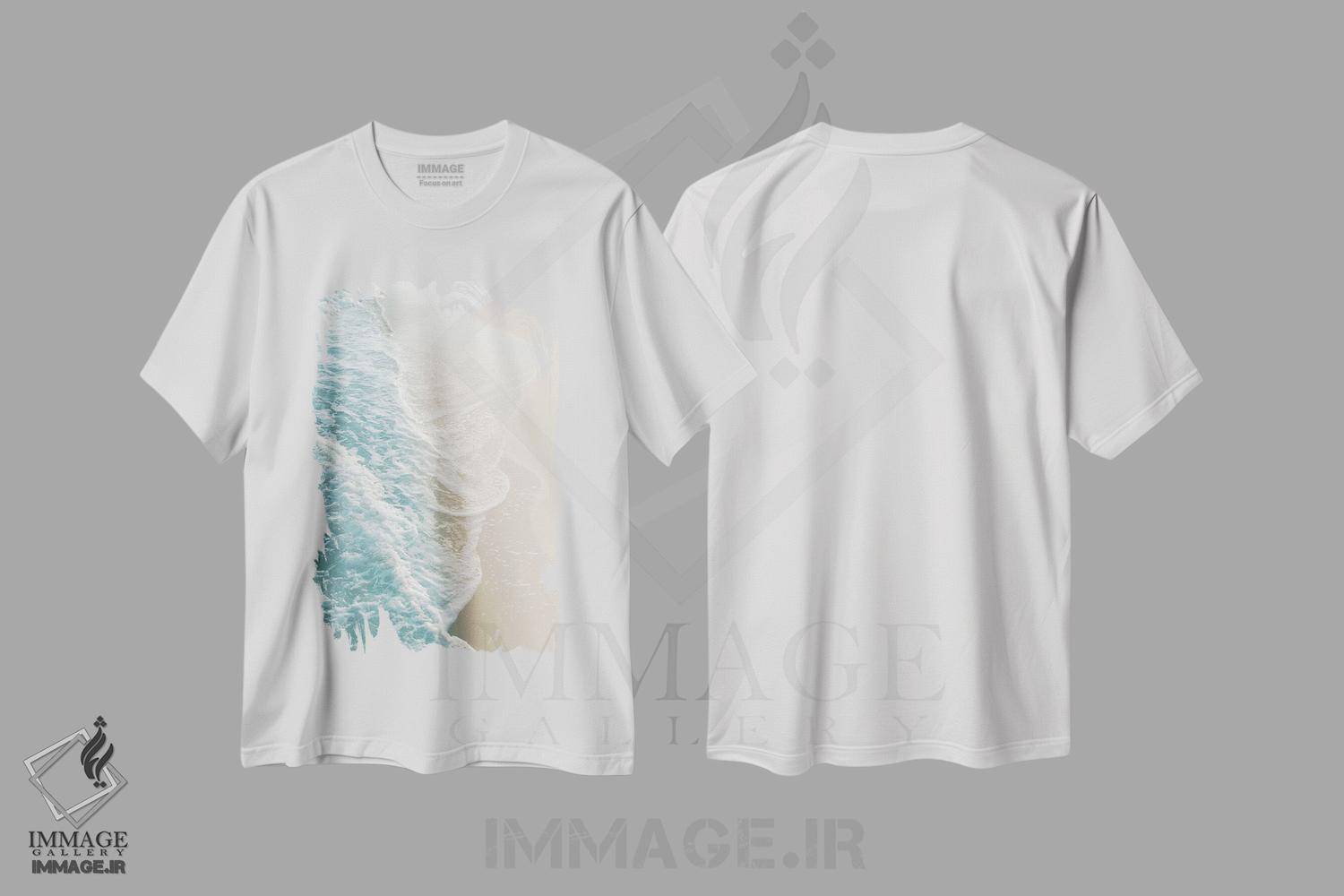 تیشرت طرح دار آثار هنر آنیتا و بلا - فروشگاه ایماژ