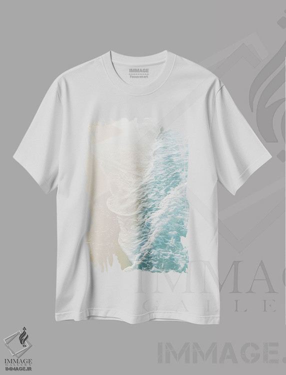 تیشرت طرح دار آثار هنر آنیتا و بلا - immage.ir