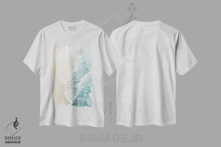 تیشرت طرح دار آثار هنر آنیتا و بلا - immage.ir