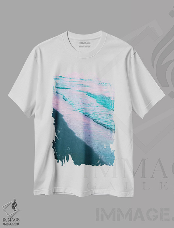 تیشرت طرح دار زیبایی طلوع آفتاب I، دکور ساحلی اثر هنر آنیتا و بلا | immage.ir