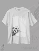 تیشرت طرح دار ببر سیاه و سفید I، عکاسی سیاه و سفید اثر هنر آنیتا و بلا | فروشگاه ایماژ