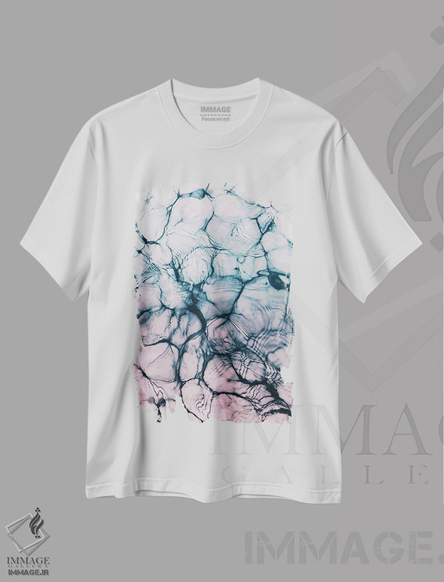 تیشرت طرح دار انتزاع نامشخص I، آبستره اثر هنر آنیتا و بلا | فروشگاه ایماژ