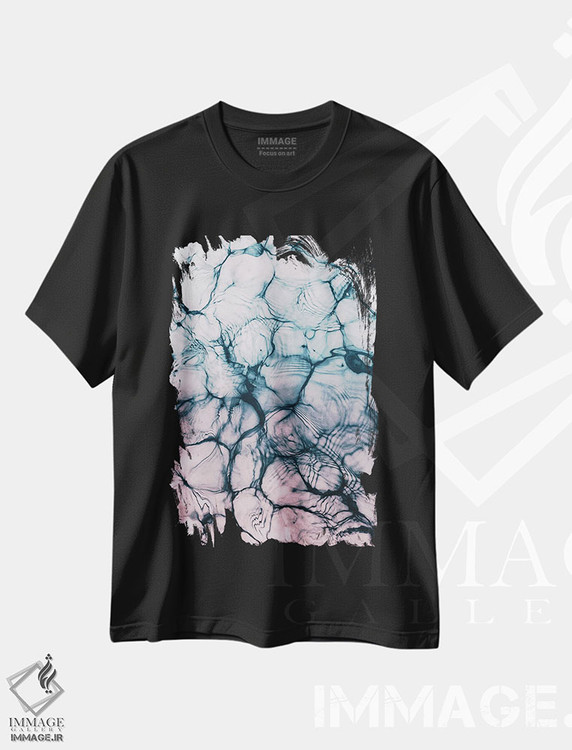 تیشرت طرح دار انتزاع نامشخص I، آبستره اثر هنر آنیتا و بلا | immage.ir