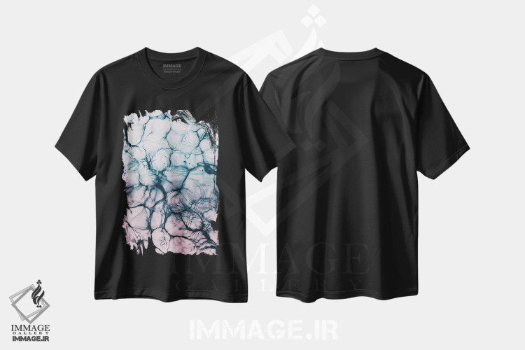 تیشرت طرح دار انتزاع نامشخص I، آبستره اثر هنر آنیتا و بلا | immage.ir