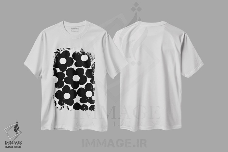 تیشرت طرح دار آثار هنر آنیتا و بلا - فروشگاه ایماژ