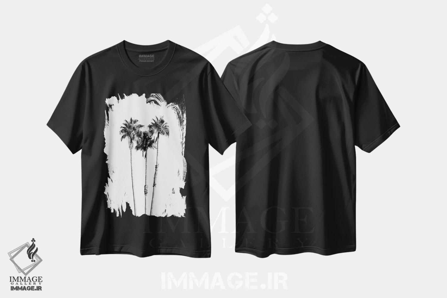 تیشرت طرح دار آثار هنر آنیتا و بلا - immage.ir
