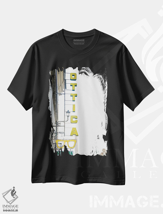 تیشرت طرح دار تابلوی اتیکا در رم یک، مدیوم اثر هنر آنیتا و بلا | immage.ir