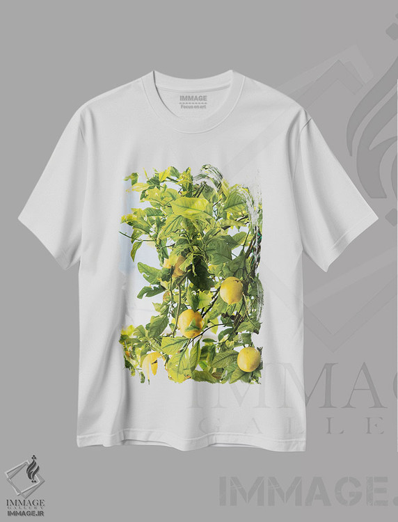 تیشرت طرح دار رویای لیموی آمالفی دو، مدیوم اثر هنر آنیتا و بلا | فروشگاه ایماژ