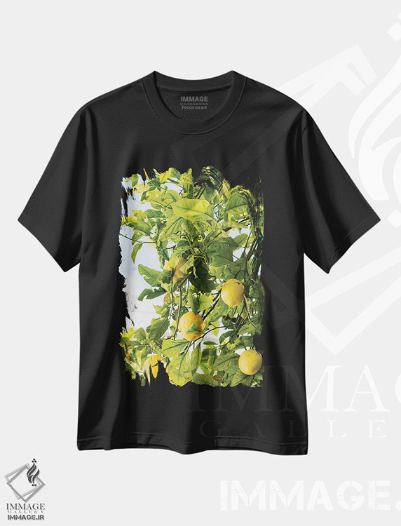 تیشرت طرح دار رویای لیموی آمالفی دو، مدیوم اثر هنر آنیتا و بلا | immage.ir