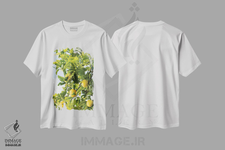 تیشرت طرح دار رویای لیموی آمالفی دو، مدیوم اثر هنر آنیتا و بلا | فروشگاه ایماژ