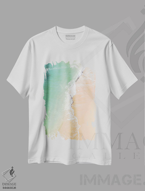 تیشرت طرح دار شعف اقیانوس اطلس یکم، مدیوم اثر هنر آنیتا و بلا | immage.ir