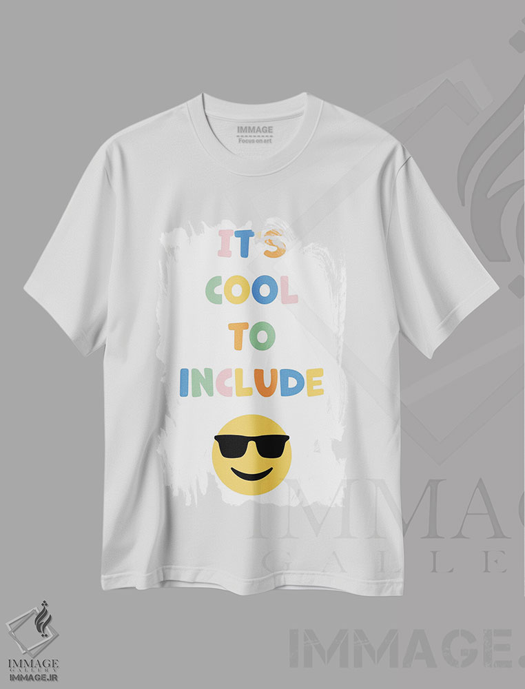 تیشرت طرح دار دلپذیر است که همه را دربر بگیریم، هنر دیجیتال اثر آلیسا بانتا | immage.ir