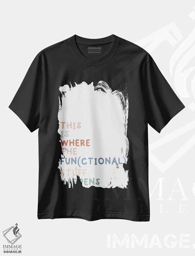 تیشرت طرح دار وسایل کاربردی خنثی، هنر دیجیتال اثر آلیسا بانتا | immage.ir